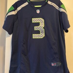 Nike Women's Seahawks Jersey - Navy and Green